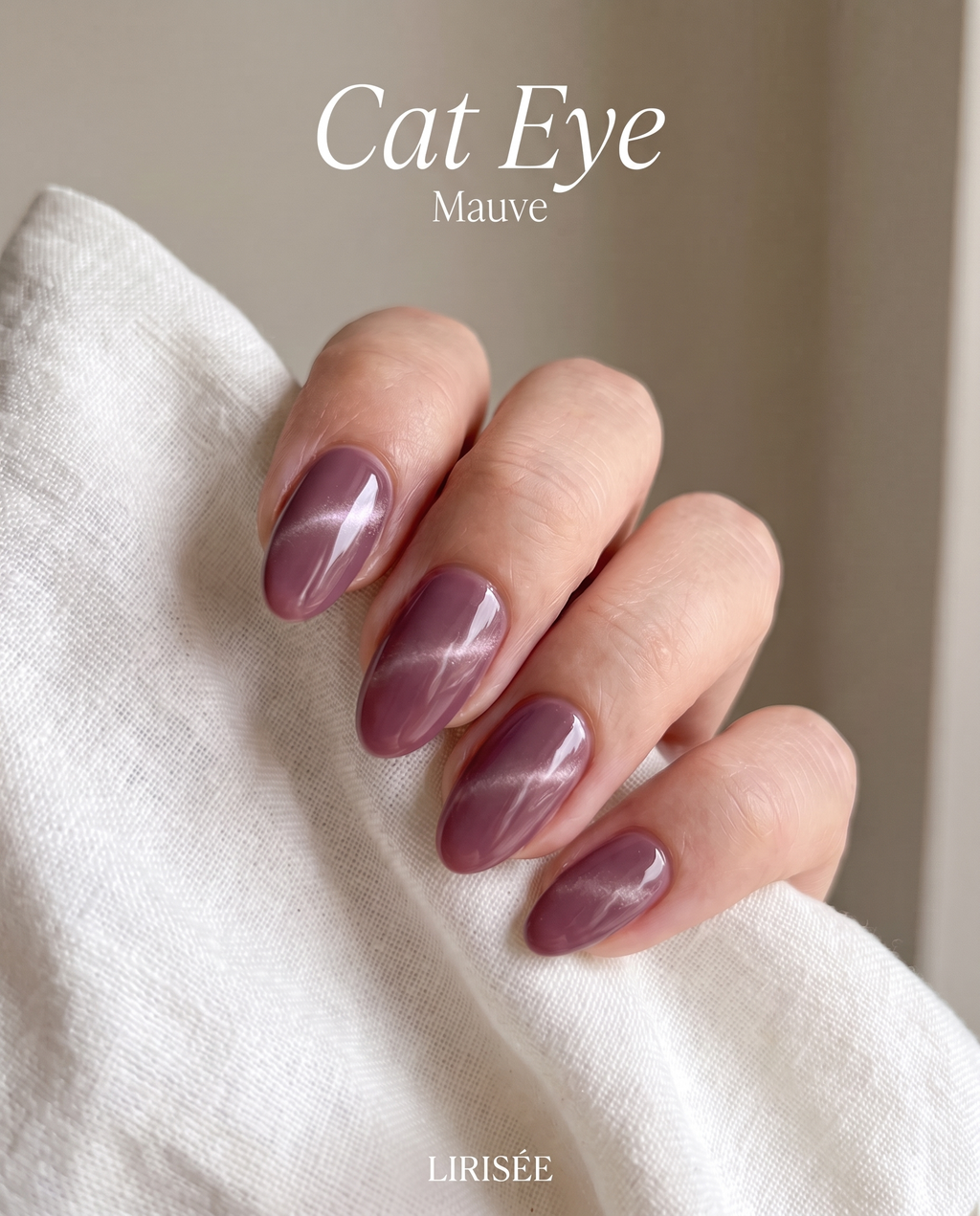 Vernis cat eye magnétique Mauve