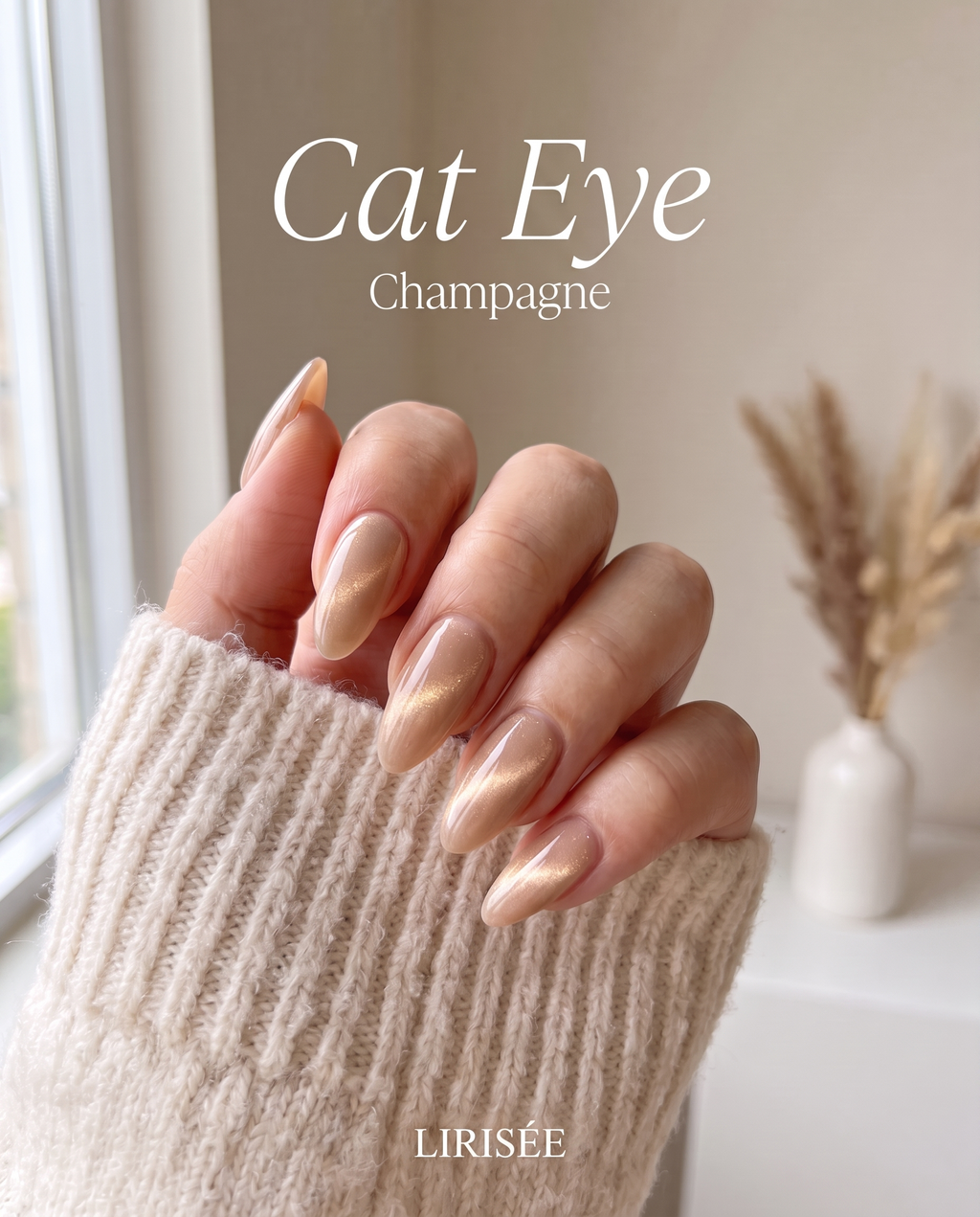 Vernis cat eye magnétique Champagne