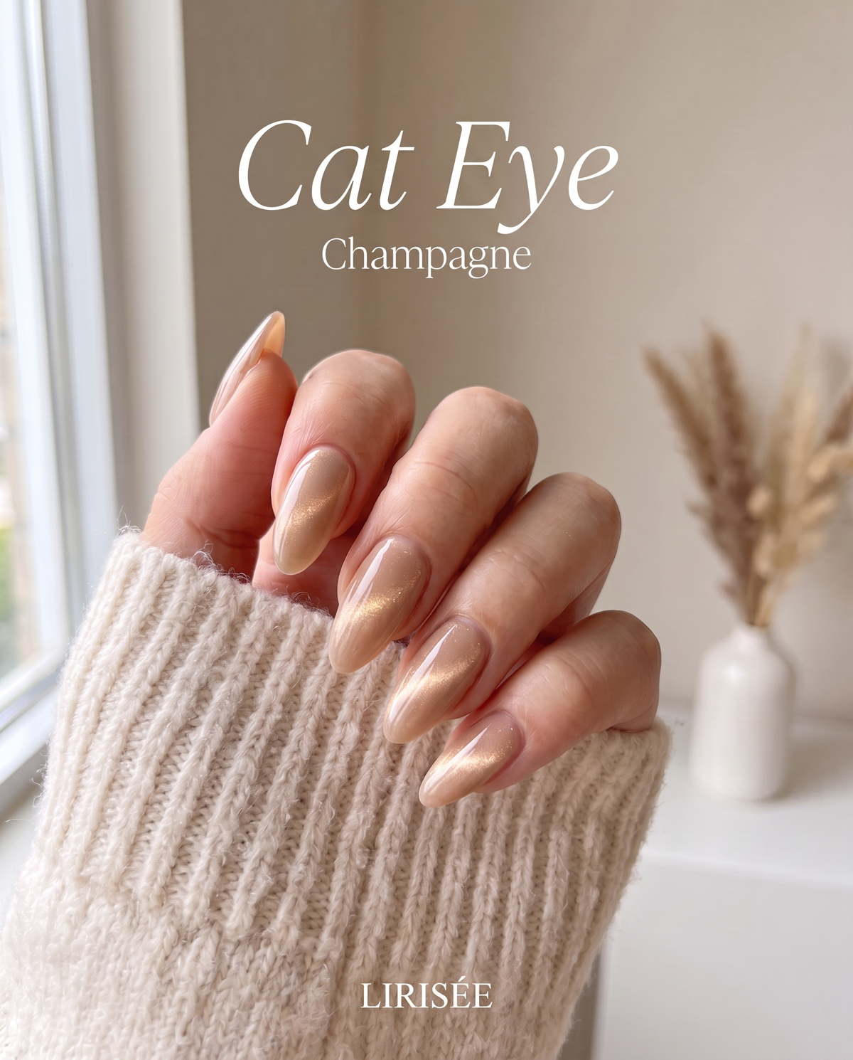 Vernis cat eye magnétique Champagne
