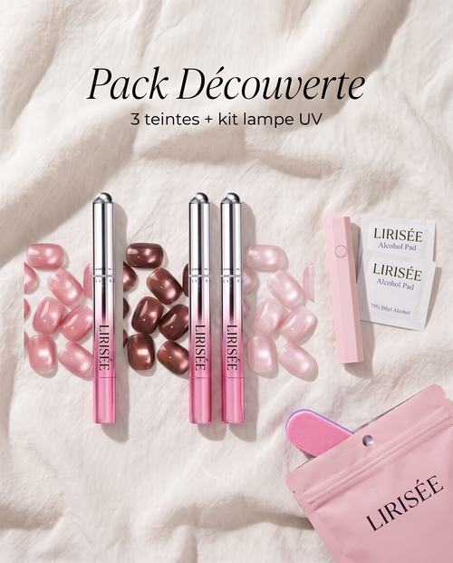 Pack Découverte : 3 stylos vernis cat eye + kit lampe UV LIRISÉE