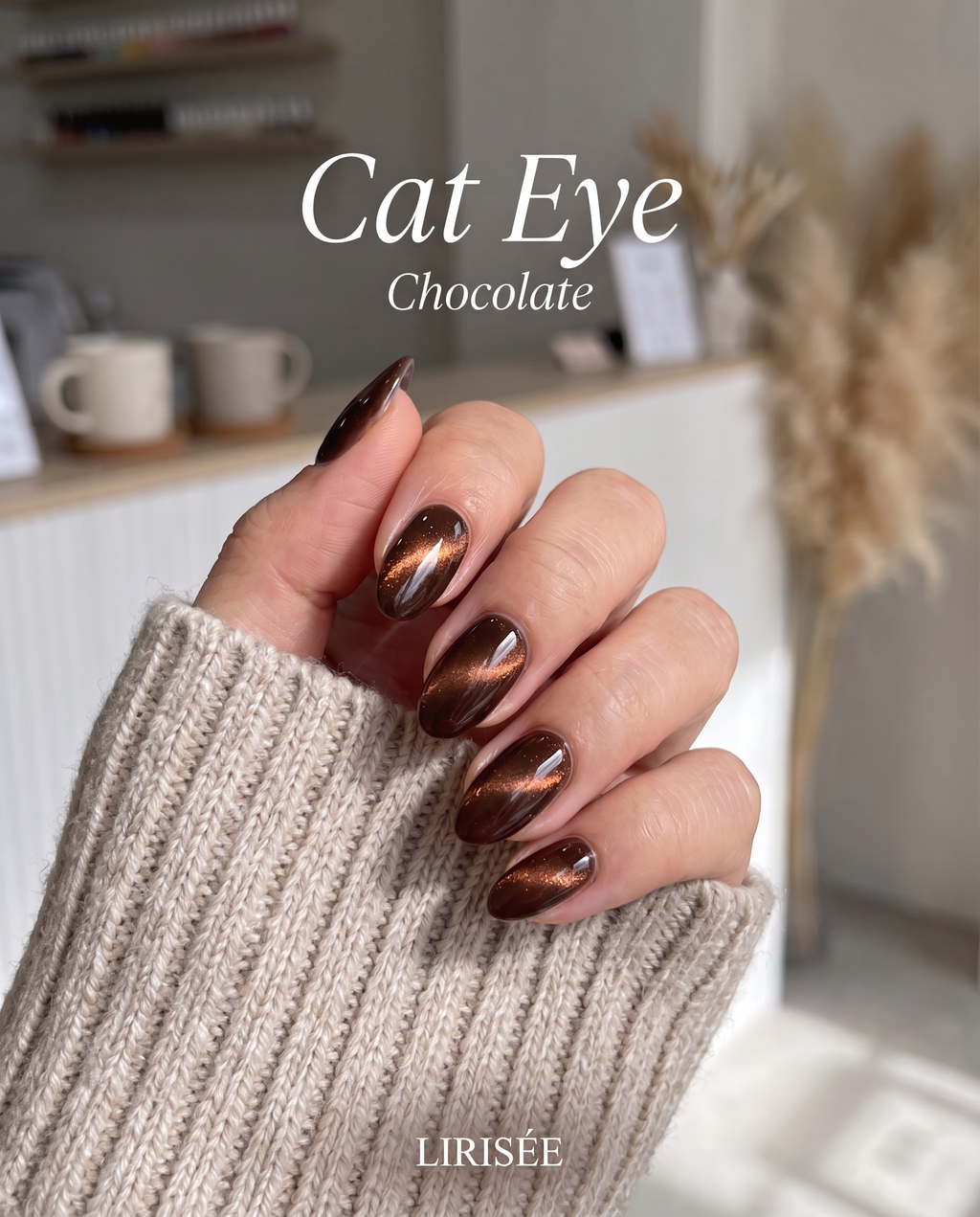 Vernis cat eye magnétique Chocolat
